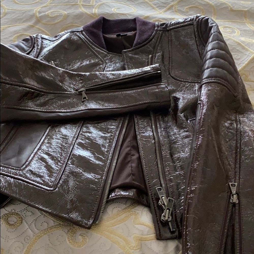 Theory leather Moto jacket